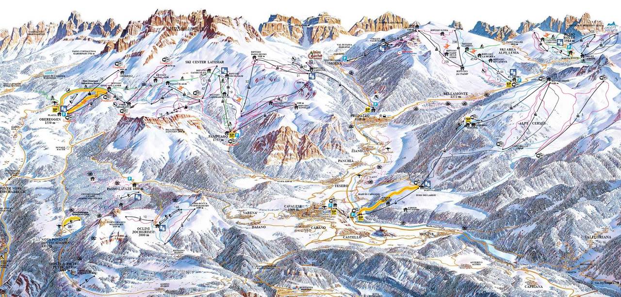 fiemme mapa