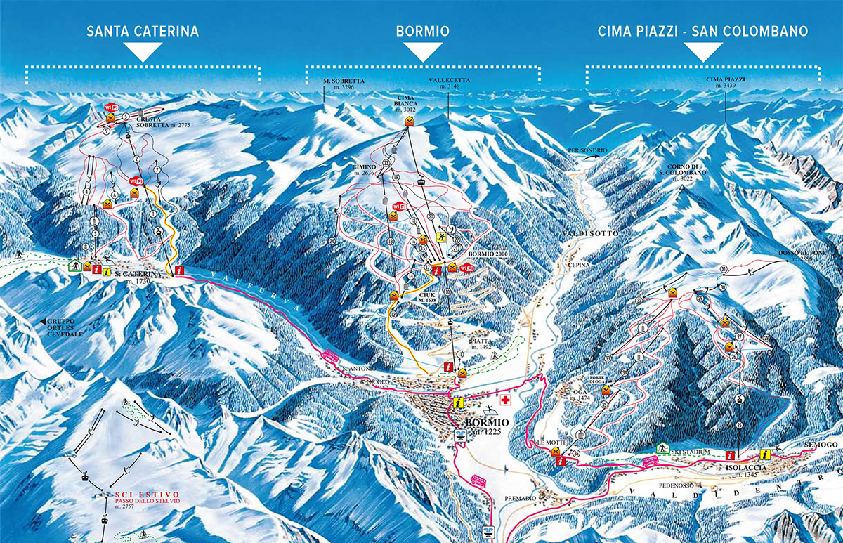 bormio skipass map